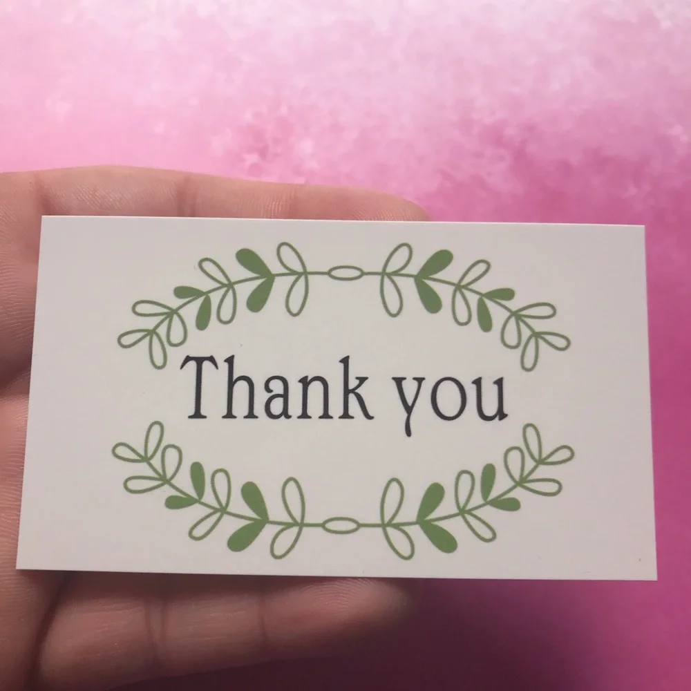 4x$20 // 30 mixed thank you cards size 3.5”x2.